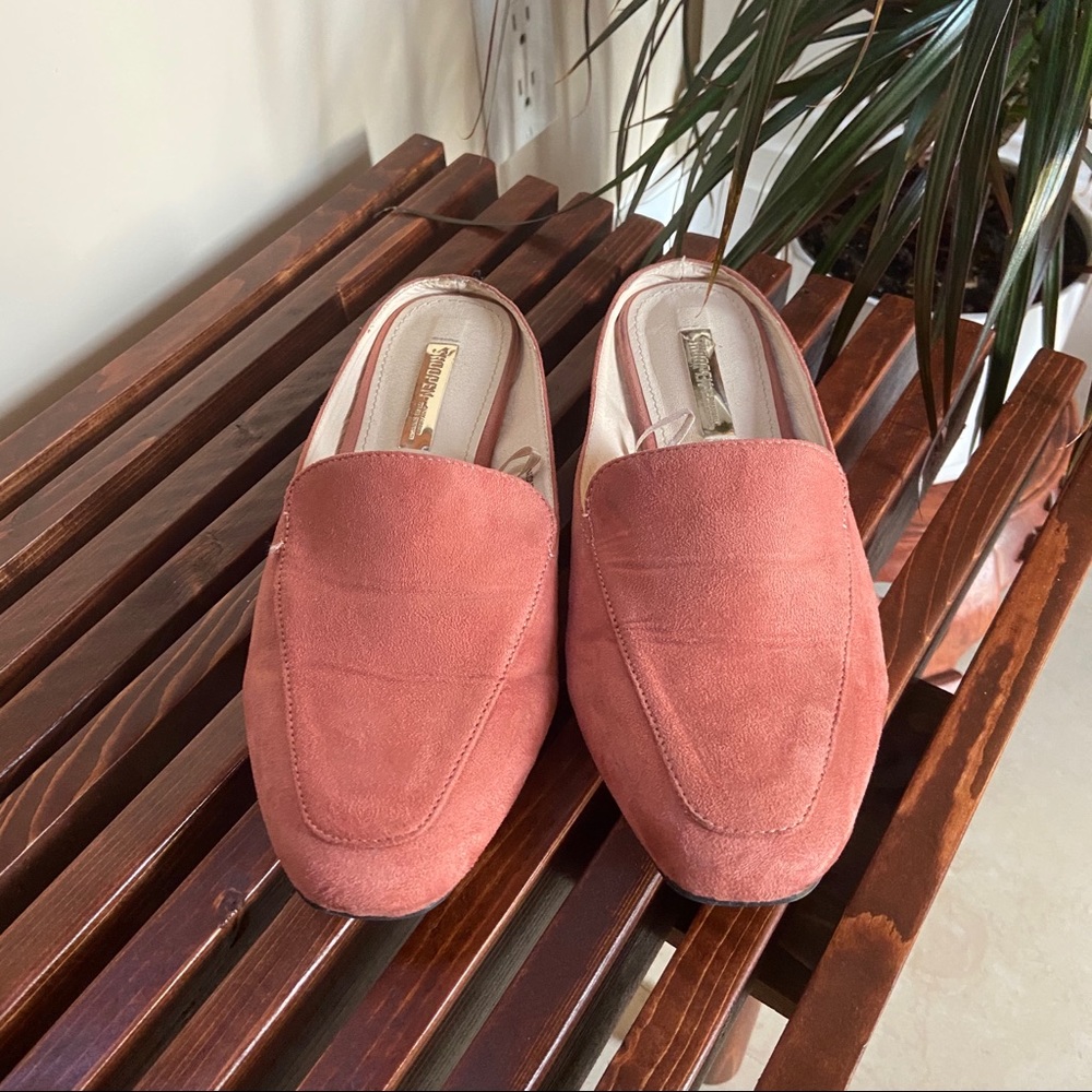Pink suede slides - Picture 2 of 5